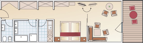 Suite Bärwurz im Hotel Bayern
